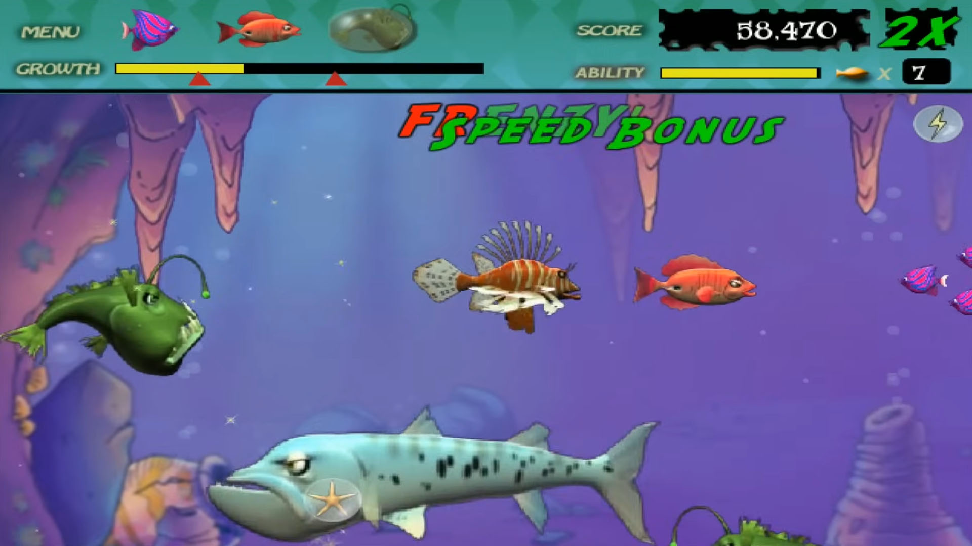 لعبة السمكة القديمة للكمبيوتر