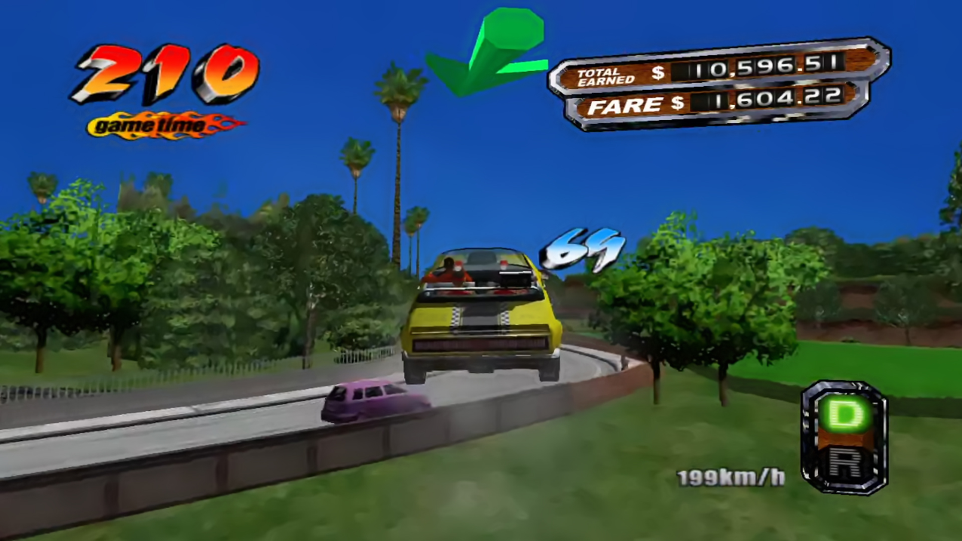 لعبة كريزي تاكسي 3 للكمبيوتر