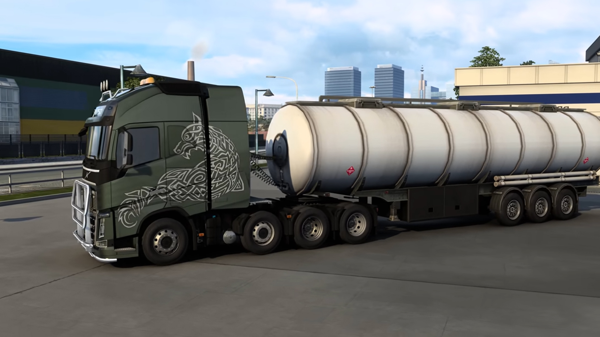 لعبة محاكي الشاحنات