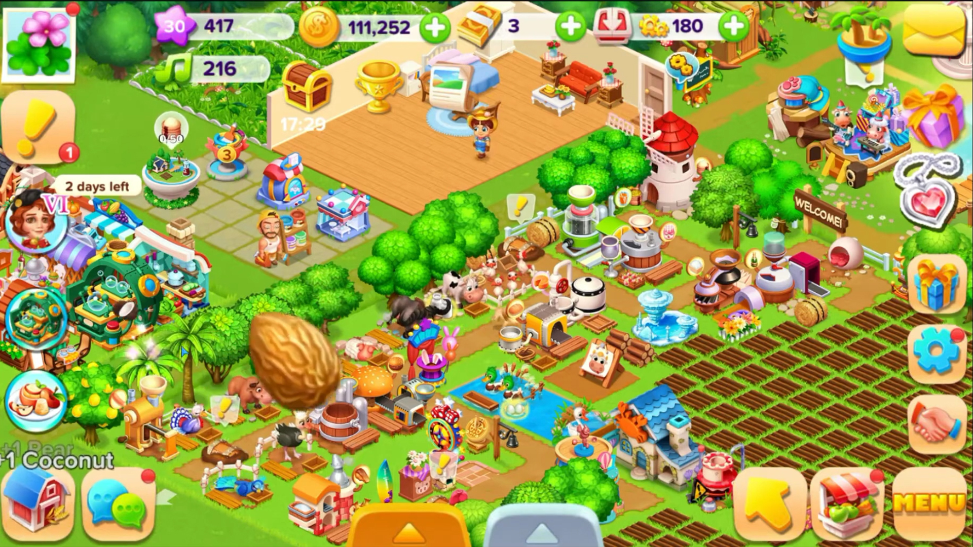 لعبة المزرعة السعيدة القديمة 2011