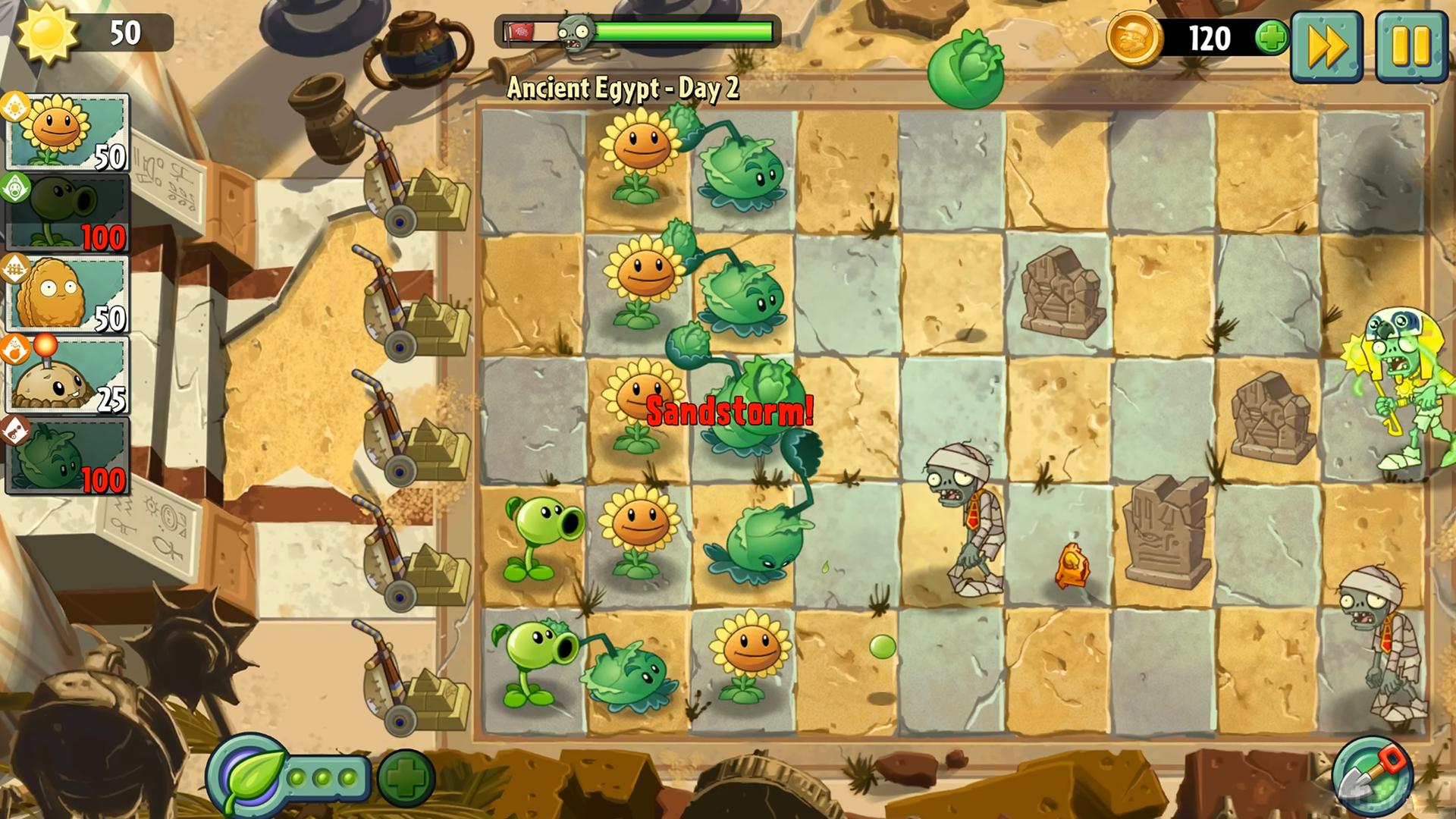 تحميل لعبة النباتات ضد الزومبي